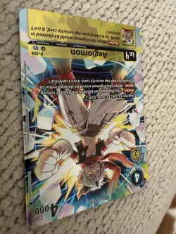 Digimon TCG Exclusive Aegiomon Card P-194 Alt Art - Image 2