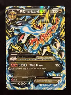 Pokemon TCG Mega M Charizard EX Flashfire Holo Ultra Rare Card 69/106 XY - Image 1