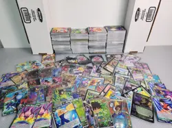 Dragon Ball Z & Super TCG Card Lot 1000+ w/ Foils Rares BCW Boxes - Image 1