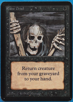 Raise Dead Alpha PLD Black Common MAGIC THE GATHERING CARD (ID# 505224) ABUGames - Image 1