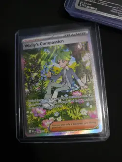 Pokemon TCG Mega Evolution Wally’s Compassion Trainer Card 186/132 Near Mint NM - Image 1