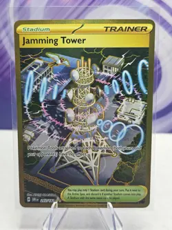 Pokemon TCG Trainer Jamming Tower Card 243/182 Destined Rivals Series - Image 1