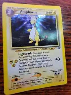 Ampharos Holo - Neo Genesis Set #1/111 - Pokemon Card LP - Image 2