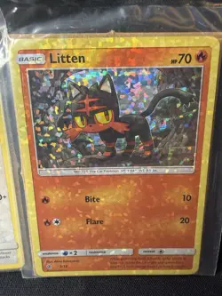 McDonald’s Pokemon Cards 2016 Litten 3/12 Pikipek 11/12 Holo Rare Sealed New - Image 3
