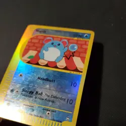 MP Marill 53/147 - Aquapolis Reverse Holo Pokemon Card Vintage e-Reader - Image 3