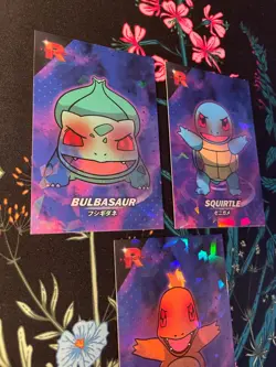 Charmander Squirtle Bulbasaur Crack Holo Team Rocket Card Database Peru Pokemon - Image 2