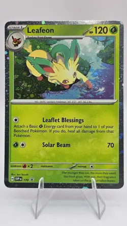 Leafeon - 170 - SV: Scarlet & Violet Promo Cards (SVP) - (Cosmos Holo) - Image 1