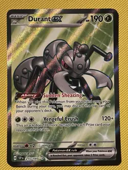Pokemon TCG Durant EX 215/191 Surging Sparks Ultra Rare Card (NM Condition) - Image 1