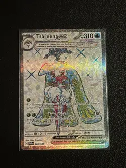 Tsareena EX 220/182 Sv04: Paradox Rift Holo Ultra Rare Card Near Mint Condition - Image 1