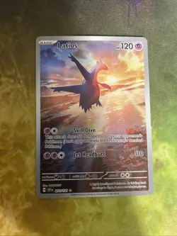 Pokemon TCG Latios 203/191 Surging Sparks Illustration Rare Holo Card 2024 - Image 1
