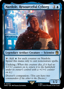 Nardole, Resourceful Cyborg #50 | Near Mint | Doctor Who Magic MTG - Image 1