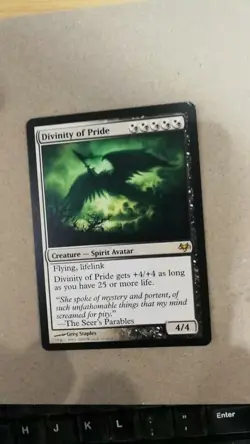 DIVINITY OF PRIDE Eventide MTG White/Black Creature  - Image 1
