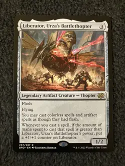 Magic The Gathering MTG - Liberator, Urza's Battlethopter - BRO - Image 1