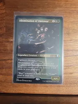 Abomination of Llanowar (Foil Etched) Commander Legends Foil - Image 1
