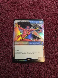 Spider Women Stunning Savior 0230 Foil Borderless Marvels Spider-Man - Image 1