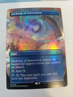 MTG - Archway of Innovation FOIL Borderless - Modern Horizons 3 - Image 1