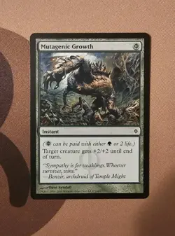 MTG Mutagenic Growth x1 LP from New Phyrexia - Image 5