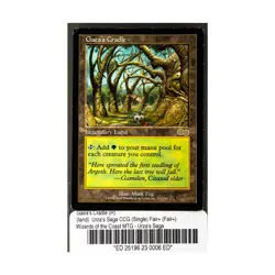 WOTC MtG Urza's Saga Gaea's Cradle (R) Fair+ - Image 1
