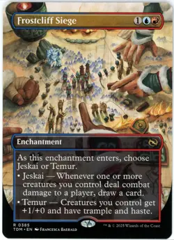 Frostcliff Siege (Borderless) - 0385 - Tarkir Dragonstorm - NM/M - Image 1