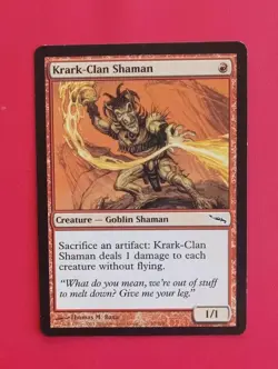 Krark-Clan Shaman 1x MtG Mirrodin MRD LP-EX/NM Magic English Returns - Image 1