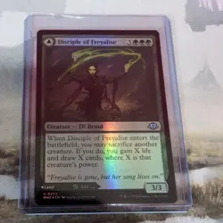 MTG Disciple of Freyalise / Garden Of Freyalise - Foil - Modern Horizons 3 - Image 1