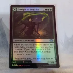 MTG Disciple of Freyalise / Garden Of Freyalise - Foil - Modern Horizons 3 - Image 3