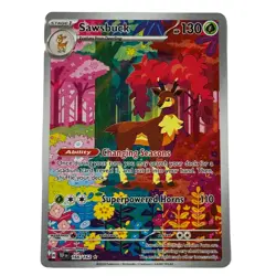 Sawsbuck Pokemon TCG 166/162 - Illustration Rare Temporal Forces NM/M - Image 1