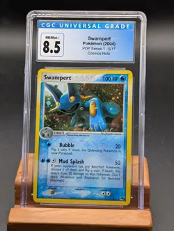 2004 Pokemon POP Series 1 Swampert Holo #5 CGC 8.5 - Image 1