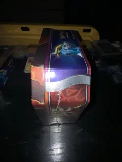 Pokemon TCG Gouging Fire EX 5 Booster Pack Tin 2024 FACTORY SEALED 3 OF 4 - Image 3