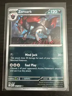 Pokemon TCG Zoroark Master Ball Reverse Holo 62/86 White Flare Mint NM - Image 1