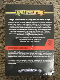 Mega Evolution Booster Bundle (6 Packs) Pokemon TCG NEW SEALED - Image 2
