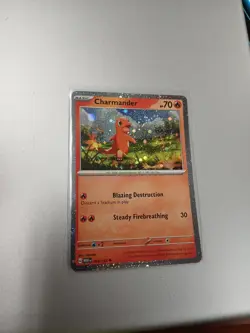 10 Pokemon Charmander 004/165 MEW EN-151 Cosmos Holo Promo NM - Image 2
