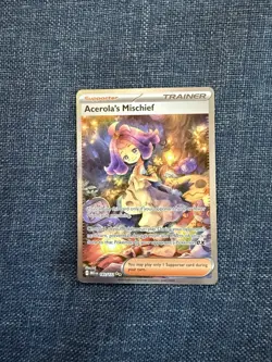 Pokemon Mega Evolution Acerola's Mischief Secret Illustration Rare, #183/132 - Image 1