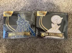 Pokemon Mega Evolution Elite Trainer Box ETB Set of 2 New Sealed - Image 1
