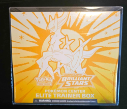 Pokemon Center Exclusive Sword & Shield Brilliant Stars Elite Trainer Box ETB - Image 1