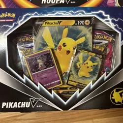 Pokemon TCG: 2x Hoopa V Box & 2x Pokemon Pikachu V box - New and Sealed - Image 2