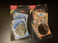 Set Of 2 Pokemon Mega Evolution Premium Checklane Blisters - Image 1