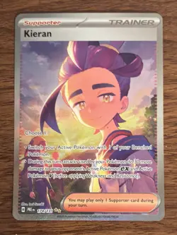 POKEMON TCG Prismatic Evolutions KIERAN Trainer SIR Special Illustration 174/131 - Image 2