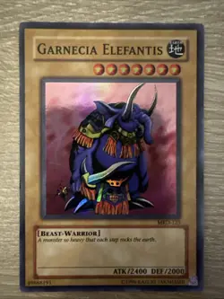 Yu-Gi-Oh! TCG Garnecia Elefantis Metal Raiders MRD-EN125 LP Unlimited Super Rare - Image 1