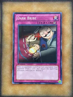 Yugioh Dark Bribe YS13-EN040 Common 1st Ed LP - Image 1