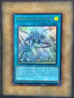 Yugioh Wishes for Eyes of Blue SDWD-EN042 Ultra Rare 1st Ed NM - Image 1