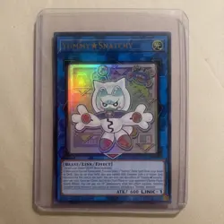 Yu-Gi-Oh! Yummy Snatchy Ultra RARE Card 1st Ed JUSH-EN022 NM + Top Loader!!! - Image 1