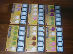 1997 Pokemon Jumbo Card Carddass Animation Version Part 1 : Full Set of 12 - New - Image 4