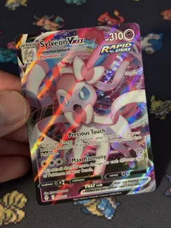 Pokemon Cards Sylveon VMAX 075/203 Ultra Rare Evolving Skies - (NM) #2 - Image 2