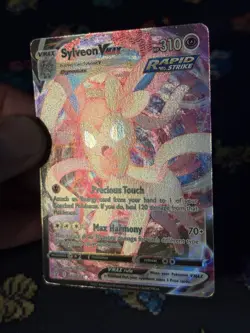 Pokemon Cards Sylveon VMAX 075/203 Ultra Rare Evolving Skies - (NM) #2 - Image 3