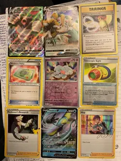 18 Pokemon Tcg Rare Card Lot Full Arts Rillaboom/Rayquaza Gold & More Check Pics - Image 1