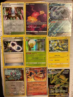 18 Pokemon Tcg Rare Card Lot Full Arts Rillaboom/Rayquaza Gold & More Check Pics - Image 2