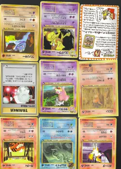 Japanese Pokemon 3X Vending Machine Card Sheets Series 3 Peeled & 12 MINT CARDS - Image 3