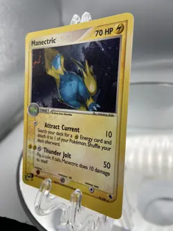 LP (Holo) Pokemon MANECTRIC Card EX RUBY and SAPPHIRE Set 9/109 Rare LIGHT PLAY - Image 3