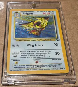 🔥 Pidgeot 8/64 🔥 Original Holo Rare Jungle Set Pokemon Card WOTC 1999 TCG - Image 1